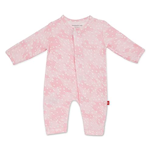 Magnetic Me Easy-Close Modal Coverall Jumpsuit Pink Doeskin 0-3 Months