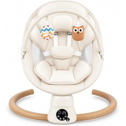 Electric Baby Swing for Infants Newborn with 5 Motions & 12 Melodies