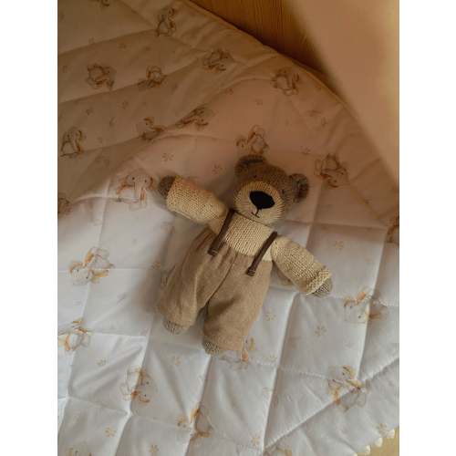 Baby’s first soft toy, soft bear, newborn gift, wool bear , baby shower gift , soft toys animals, knitted toy, made in Ukraine