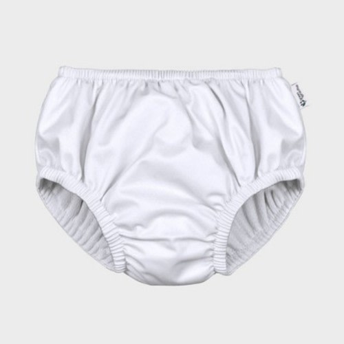 White Reusable Swim Diaper Size 6M