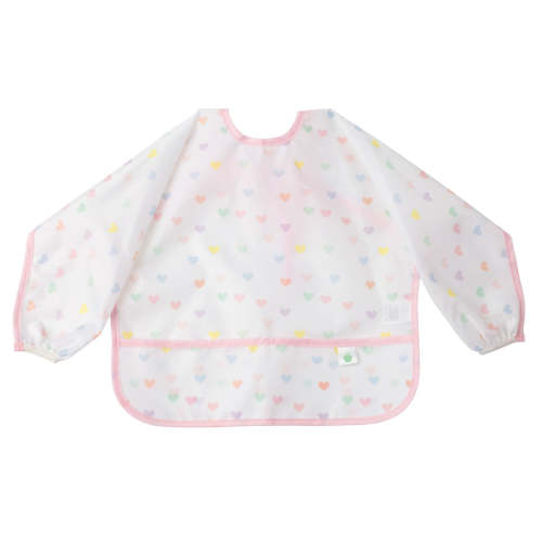 The Cover Everything Bib in Hearts