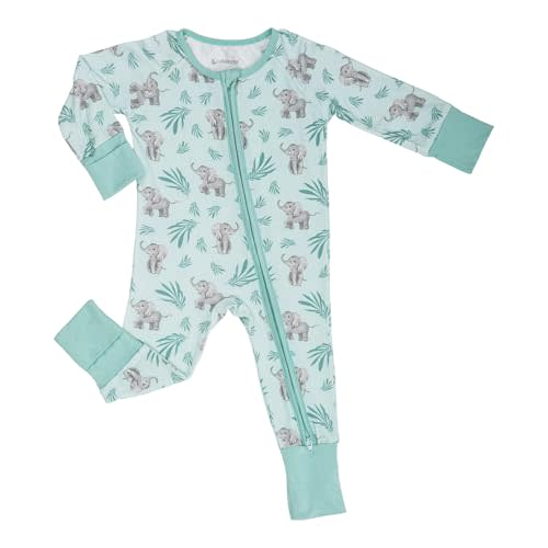 LollyBanks Baby Pajamas, 2-Way Zipper Infant Romper, 95% Viscose Made from Bamboo and 5% Spandex, Baby Sleepers
