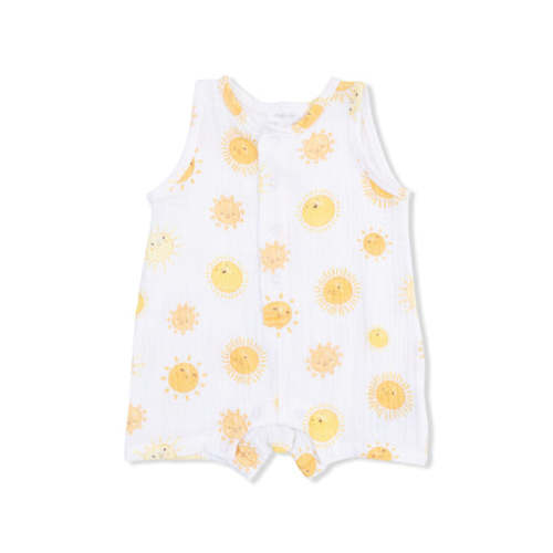 Happy Suns - Sleeveless Shortie Romper