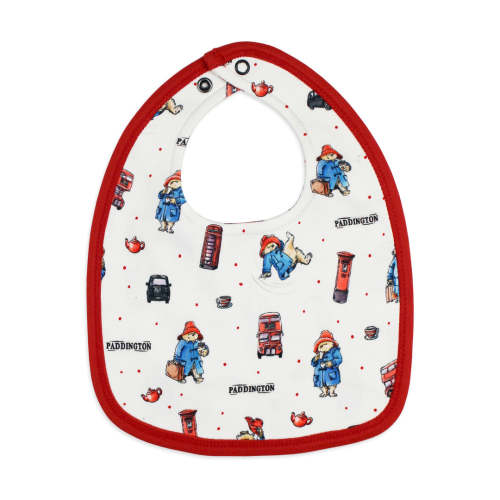 Organic 2-Layer Reversible Bib in London Paddington™ – L'ovedbaby