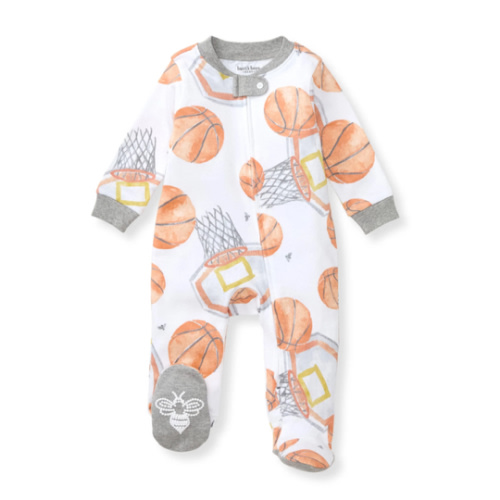 Basketball Organic Cotton Sleep & Play – Burt's Bees Baby