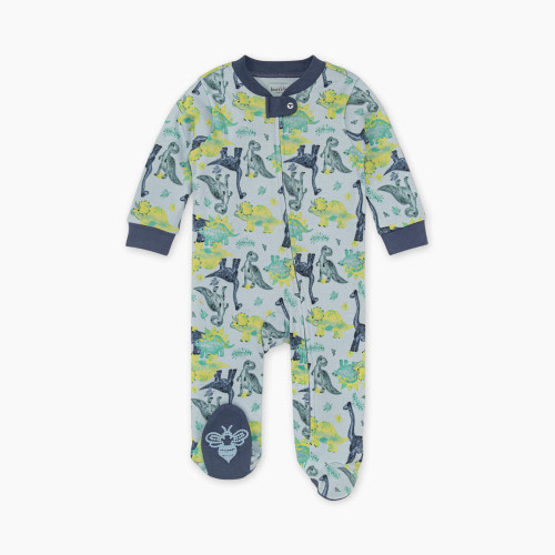 Burt's Bees Baby Organic Sleep & Play Footie Pajamas - Mini Dino Friends, 0-3 Months