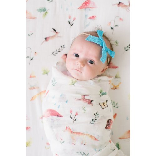 Muslin Swaddle - Woodland Gnome – Loulou Lollipop