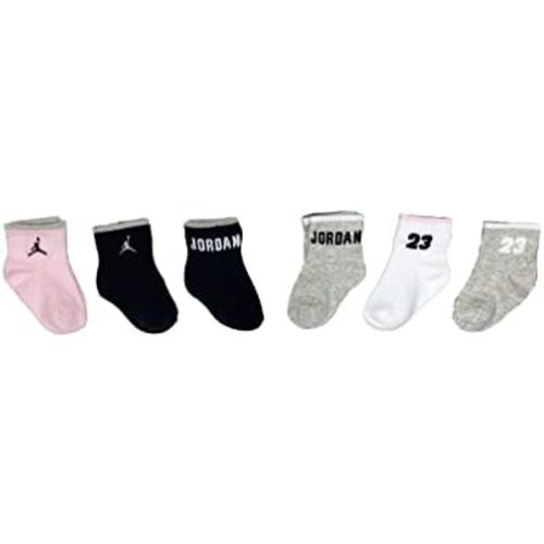 Nike Jordan Baby Girls Legacy Lighweight Ankle Socks 6 Pack