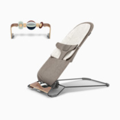 UPPAbaby Mira 2-in-1 Bouncer and Seat & Toy Bar Bundle - Wells/Wonder Wheel