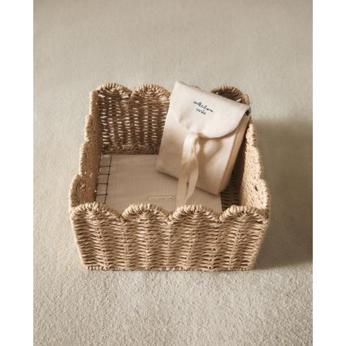 SMALL SCALLOPED BASKET | Zara Home United States of America
