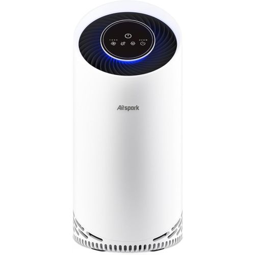 Air Purifiers for Home Large Room Bedroom Up to 2400 Ft² with 4-Stage Ture HEPA. Airspark Air Filter Captures 99.99% Dust Smoke Pollen Daner. Air Cleaner for Pet Hair Odor Eliminator 22dB Night Light
