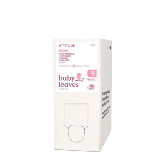 ATTITUDE baby leaves, Laundry Detergent, Refill, Unscented, 80 loads, 2L - Walmart.ca