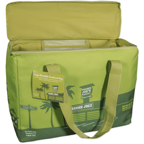 Olive Green Large Reusable Insulated Bag | Trader Joe's