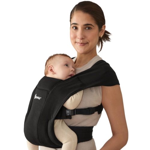Amazon.com: Ergobaby Embrace Newborn Baby Carrier for Infants 0-12 Months | Ergonomic 2-Position Infant Carrier with Head and Neck Support, Hip-Healthy Positioning, Fits 7-25 lbs, Pure Black