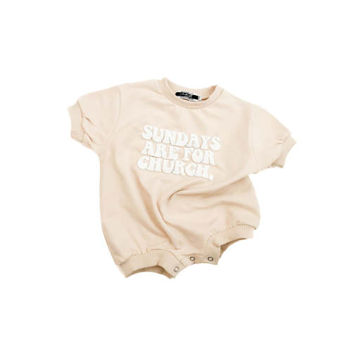 OUR HOUSE ABOVE Sundays Are For Church Bubble Jumpsuit - Shop