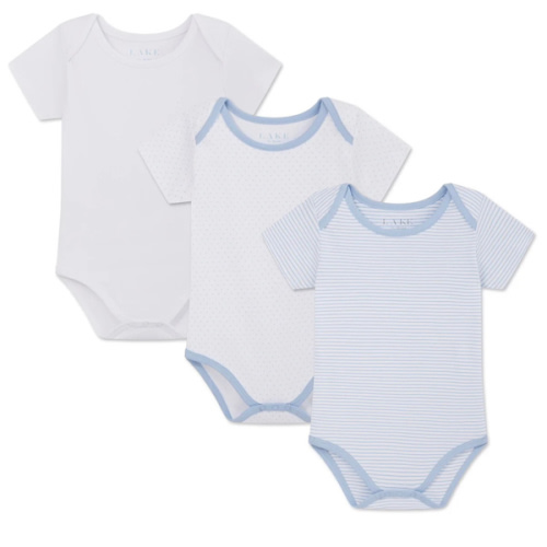 LAKE | Baby | Pima Cotton Pajamas | Parisian Green Baby Bodysuit Bundle