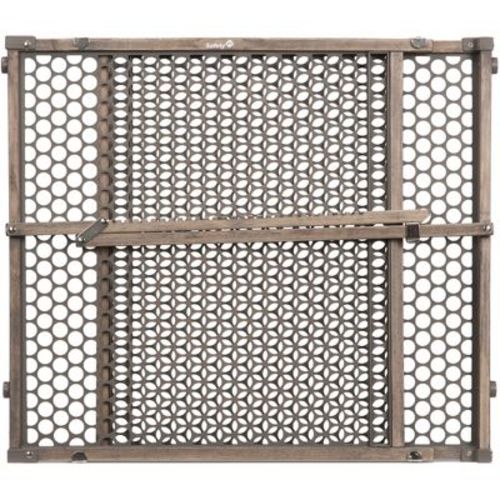 Safety 1st Vintage Grey Wood Doorway Security Gate