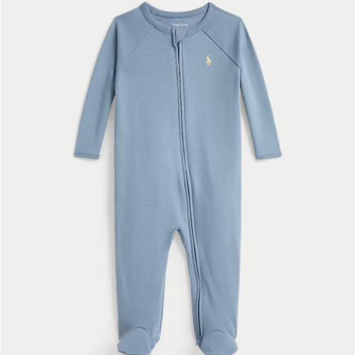 Cotton Interlock Footed Coverall