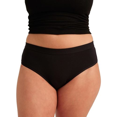 Saalt EveryWear Cotton Brief Period Underwear - Heavy Absorbency - Comfortable, Thin, and Keeps You Dry from All Leaks