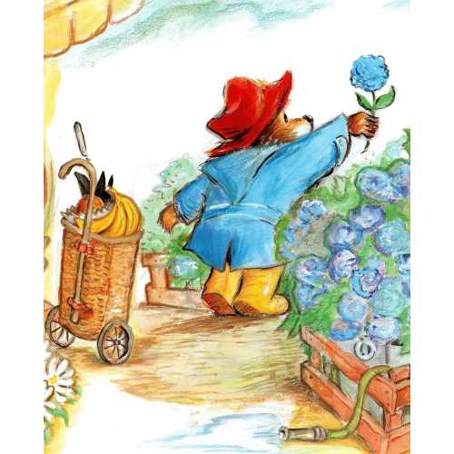 Paddington Bear Vintage 2-sided Print: Children's Nursery Art