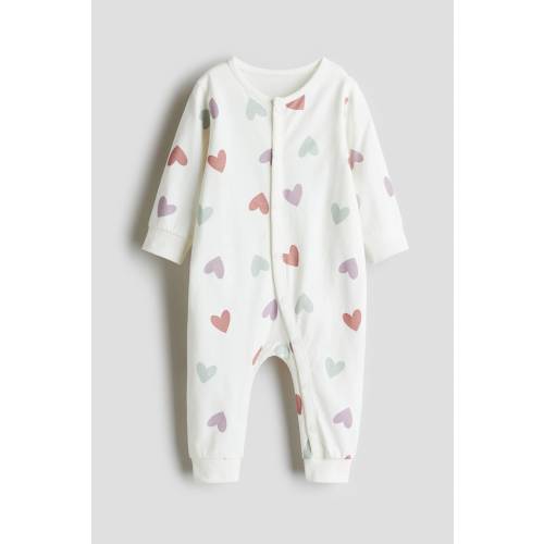PATTERNED PAJAMA JUMPSUIT