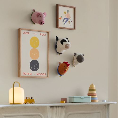 Felt Farm Animals Wall Art (Set of 4)