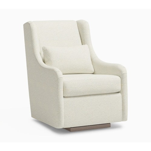 Merced Stationary Glider Performance Recycled Boucle Oatmeal