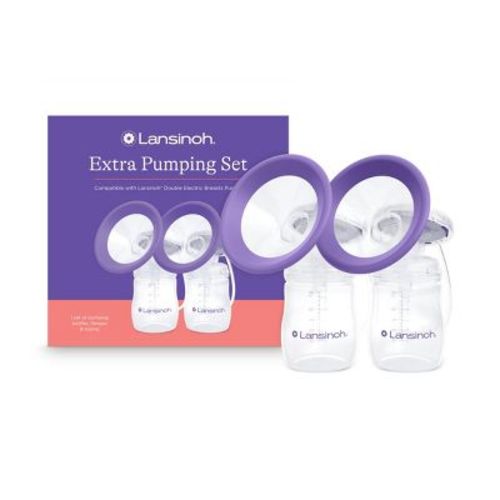 Lansinoh Extra Pumping Set for NaturalWave and Signature Pro Breast Pumps Accessory Set - 14ct