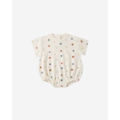 Relaxed Bubble Romper Stars | 0-3 M