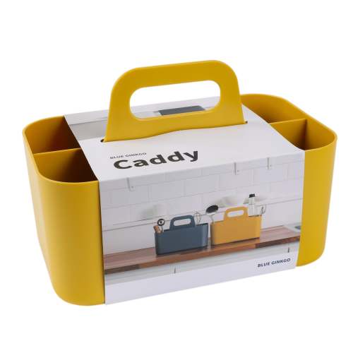 Rectangle Yellow Portable Storage Caddy