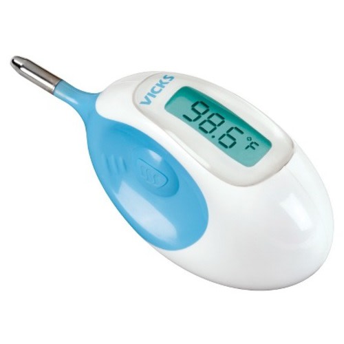 Vicks Baby Rectal Thermometer - Blue and White