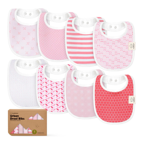 8-Pack Urban Drool Bibs