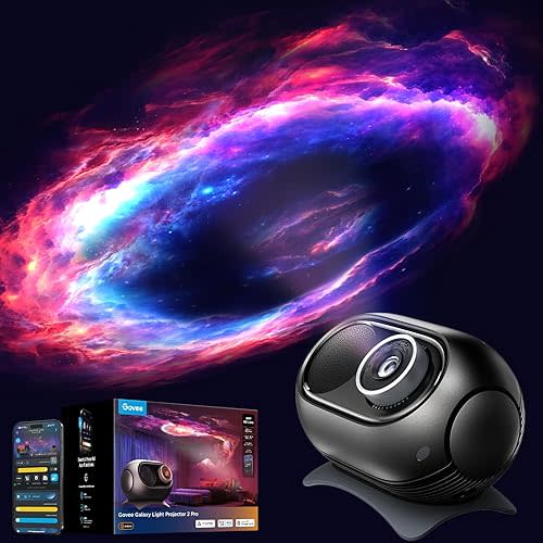Govee Galaxy Light Star Projector 2 Pro, 4 Megapixel HD Lens, Planetarium Projector work with Matter, Night Light Projector with 20+ Preset Scenes, Star LED Lights Projector, Room Decor, Gift for Kids