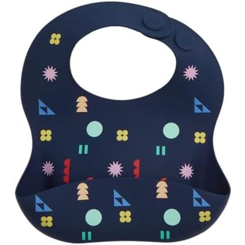 Magnetic Me Food Grade Silicone Magnetic Feeding Bib | BPA-Free, Stain Resistant and Dishwasher Safe