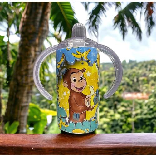 Curious George 12oz Stainless steel sippy Cup