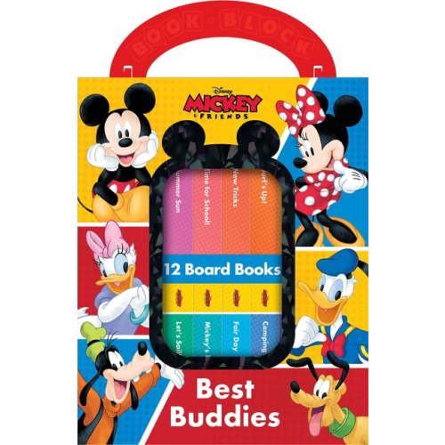 Disney Mickey & Friends: Best Buddies 12 Board Books, (Paperback)