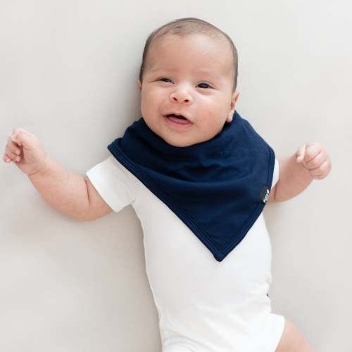 Bib in Navy | Newborn, Infant Bib | Kyte Baby