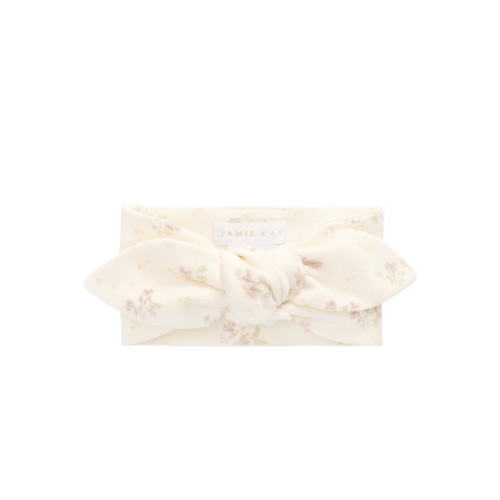 Organic Cotton Headband - Thelma Parchment – Jamie Kay USA