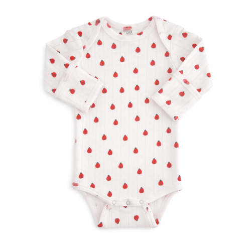 Ladybug / Organic Pointelle Long Sleeve Bodysuit – SpearmintLOVE