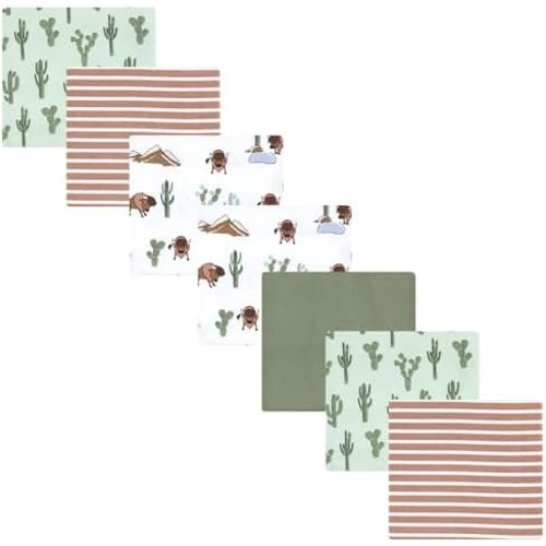 Luvable Friends Little Treasure Flannel Receiving Blankets 7pk