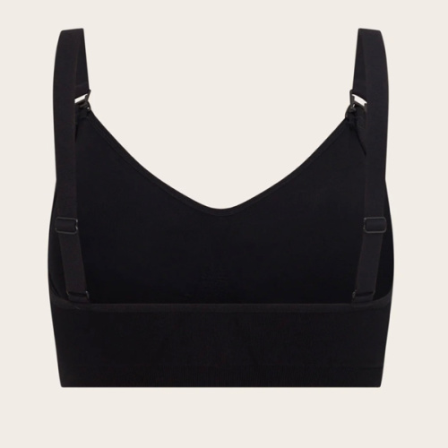 Wireless Nursing Bra-Black