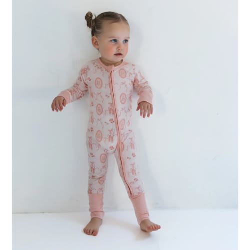 Ballet Slippers Zipper Romper – In My Jammers