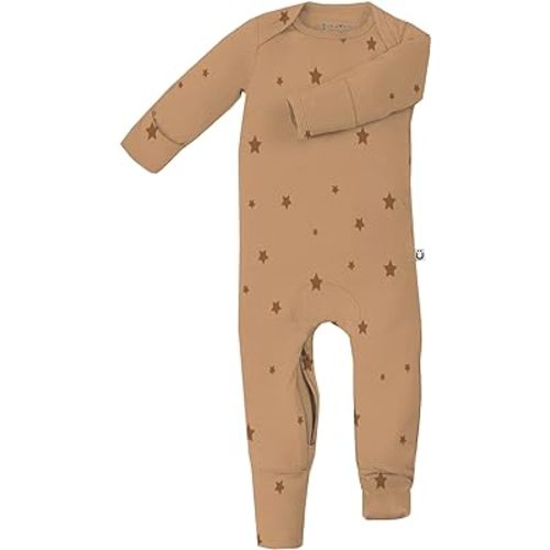 GUNAMUNA Unisex Baby, Toddler Ultra-Soft Convertible Pajama, Footie Romper Sleeper with Diaper Zipper for Easy Changing