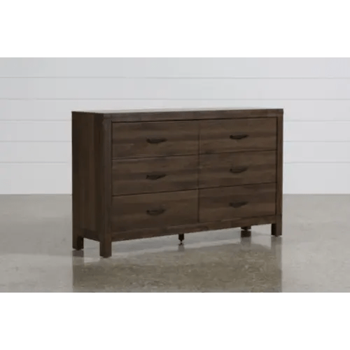 Willow Creek II Brown Wood 6-Drawer Dresser