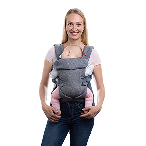 YOU+ME 4-in-1 Ergonomic Baby Carrier, 8 - 32 lbs (Grey Mesh)