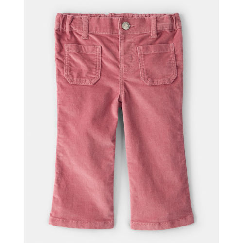 Baby Girl Velvet Flare Pants - Pink - OshKosh B'gosh | Carter's