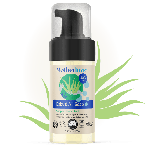 Baby & All Non-Toxic Foaming Castile Soap - Simply Unscented – Motherlove Herbal Company