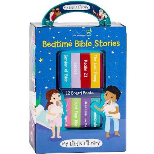 My Little Library: Bedtime Bible Stories (12 Board Books) - by Little Grasshopper Books & Publications International Ltd (Hardcover)