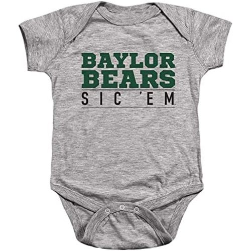 Baylor University Official Between The Lines Unisex Infant Snap Suit for Baby
