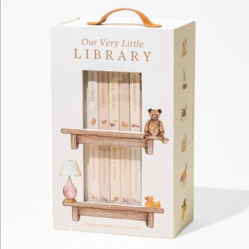 Our Very Little Library Board Book Set: A Foundational Language Vocabulary Board Book Set for Babies (Tabitha Paige Children's Book Series)